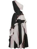 Alexander Mc Queen One Shoulder Printed Midi Dress