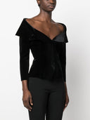 Norma kamali chaqueta blazer de pecho individual