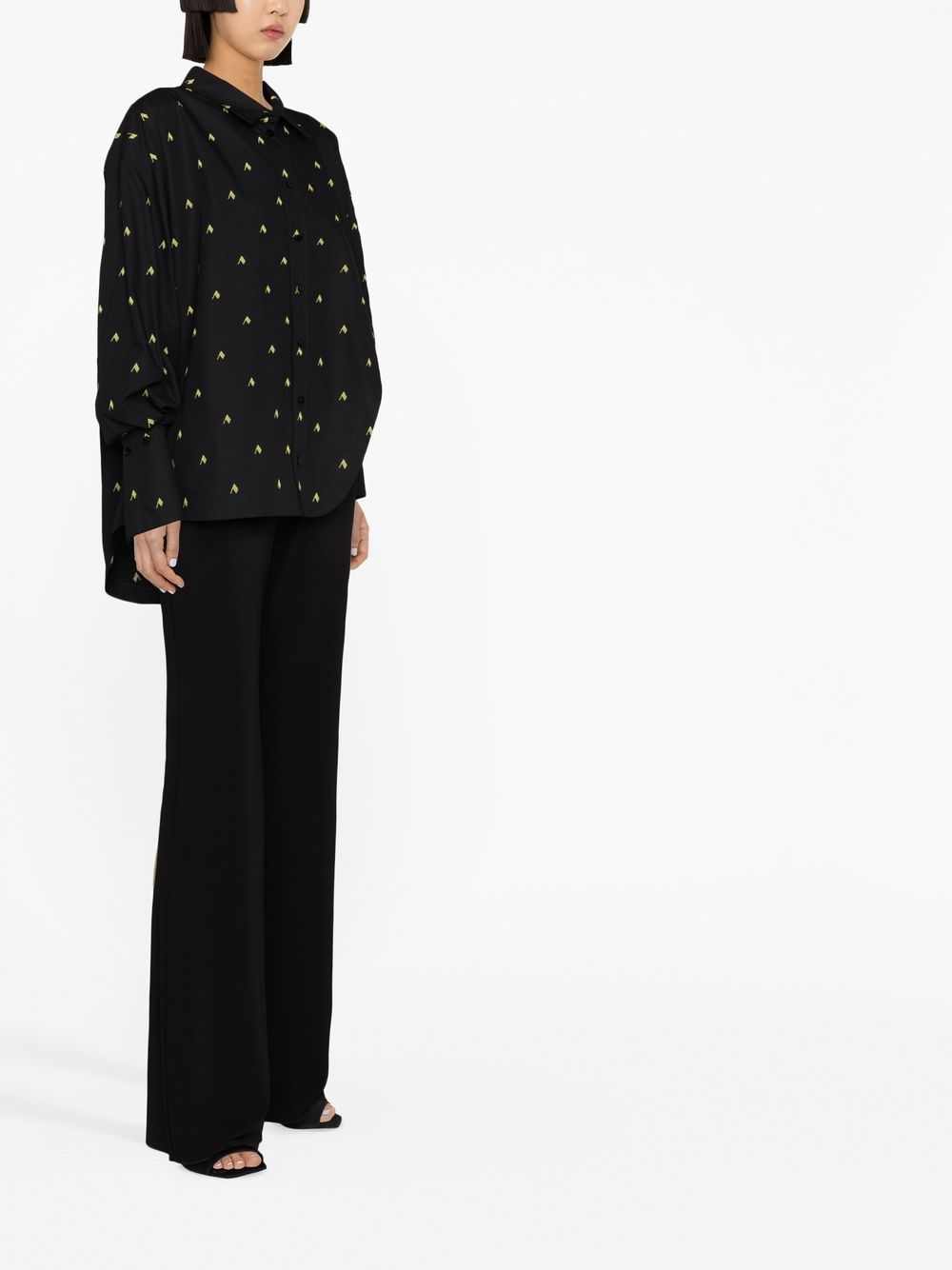 La chemise imprimée ATTICO ALLOVER