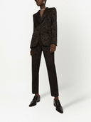 Dolce & Gabbana Jacquard High Waist Trousers