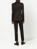 Dolce & Gabbana Jacquard High Waist Trousers