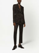 Dolce & Gabbana Jacquard High Waist Trousers