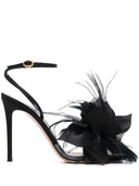 Gianvito Rossi Inez Satin et Sandales à talons hauts en verre