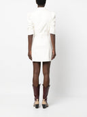 Alice + Olivia Faux Leather Shirt Dress