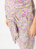 Iro Wrap Silk Blend Midi Skirt