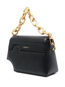 Off White Burrow Leather Shoulder Bag
