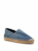 Saint Laurent Logo Denim Espadrilles