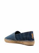 Saint Laurent Logo Denim Espadrilles