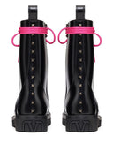 Valentino Garavani Bottes de combat en cuir sans titre