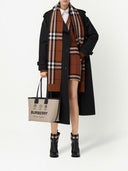 Burberry Giant Check Wool Scarf
