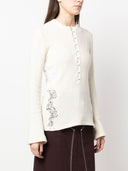 Chloè Embroidered Wool Jumper