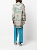 Chemise de soie imprimée Pierre Louis Mascia