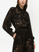 Dolce & Gabbana Lace Long Shirt Jumpsuit