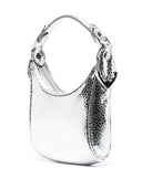 By Far Pre Cosmo Metallic Leather Handbag