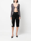 Logo GCDS Lurex Cardigan