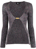 Logo GCDS Lurex Cardigan