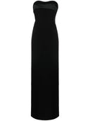 Monot Pre Silk Crepe Long Dress