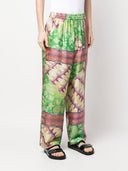 Aries Printed Silk Trousers