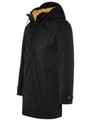 Ten C Core Black Polyester Blend Parka