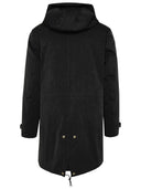Ten C Core Black Polyester Blend Parka