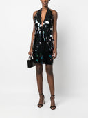 The New Arrivals By Ilkyaz Ozel Fringe Sequin Mini Dress