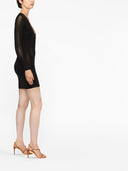 Louisa Ballou krótka głęboka sukienka dekoltowa