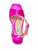 Jimmy Choo Gaia 140 Satin Platform Sandals