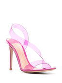 Gianvito Rossi Metropolis Patent And Glass High Heel Sandals