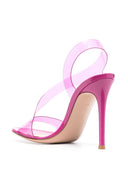 Gianvito Rossi Metropolis Patent And Glass High Heel Sandals