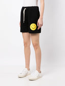 Joshua Sanders Smiley Logo Cotton Shorts