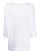 Majestic V Neck Linen Blend Sweater