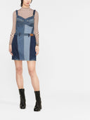 Marine Serre Short Denim Dress