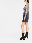 Marine Serre Short Denim Dress