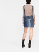 Marine Serre Short Denim Dress