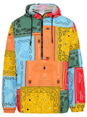 BANDANA NYLON rossa di Marcelo Burlon tutta la giacca