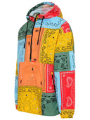 BANDANA NYLON rossa di Marcelo Burlon tutta la giacca