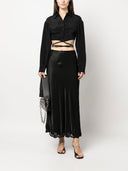 Christopher Esber Cropped Silk Shirt