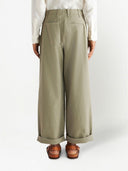 Etro Wide Leg Cotton Trouser