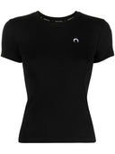 Marine Serre Logo Organic Cotton T -shirt