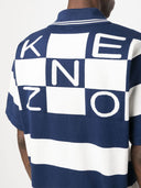 Kenzo Striped Cotton Polo Shirt