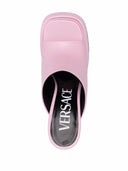 Muli di piattaforma versace in pelle