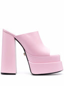 Muli di piattaforma versace in pelle