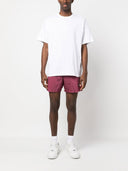 Stone Island Embroidered Logo Cotton T Shirt