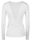 Liviana Conti Long Sleeve Cotton Blend T Shirt