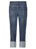 Bottega Veneta Curved Denim Cotton Jeans