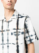 Nahmias Tie Dye Print Cotton Shirt