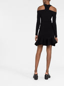 Alexander Mc Queen Off Shoulder Mini Dress