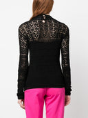 Ferragamo Open Knit Cashmere Top