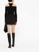 Alexander Mc Queen Long Sleeve Halter Neck Top