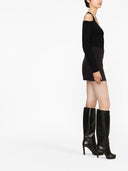 Alexander Mc Queen Long Sleeve Halter Neck Top